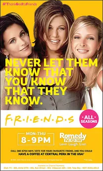 Romedy Now's "twist" for F.R.I.E.N.D.S