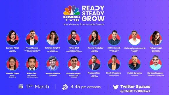 CNBC-TV18’s marathon activity – ‘Ready Steady GROW’ - to bring about a gateway for actionable growth & progress