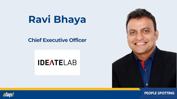 IdeateLab announces Ravi Bhaya as its new chief executive officer