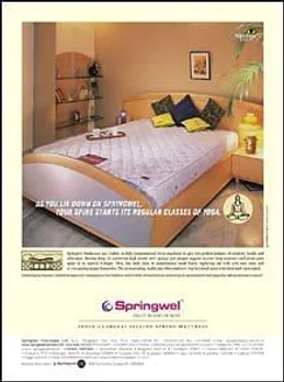 As you lie down on Springwel, your spine starts its regular classes of Yoga.