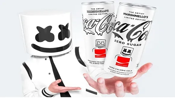 Coca-Cola and Marshmello drop a new strawberry and watermelon fusion flavour 