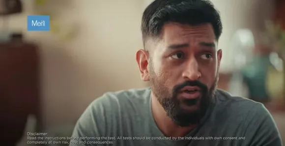 Dhoni stars in ad for self-testing COVID kits by Meril Diagnostics