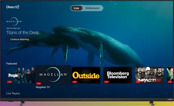 DistroTV expands distribution, now streaming free on VIZIO Smart TVs