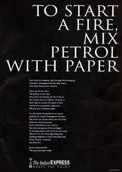 To start a fire, mix petrol with paper
