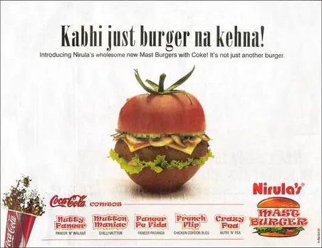 Kabhi just burger na kehna!