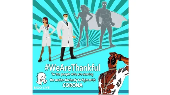 BIGO LIVE Stands in solidarity to support Corona Warriors