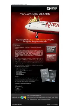 Kingfisher Gold Upgrade Campaign