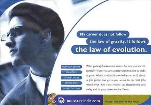 My career does not follow the law of gravity. It follows the law of evolution.