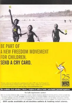 Be part of a new freedom movement for children. Send a Cry card.