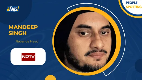 Mandeep Singh joins NDTV as revenue head