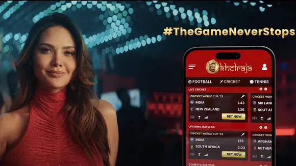 Khelraja launches new brand campaign #TheGameNeverStops featuring Esha Gupta
