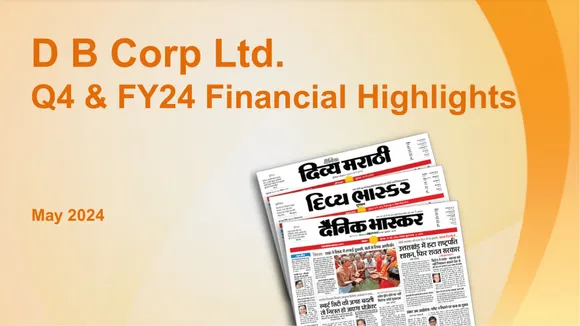 DB Corp witnesses 18% growth in ad revenue in FY24
