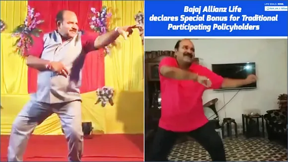 Bajaj Allianz piggybacks on the suddenly viral 'Dancing Uncle'