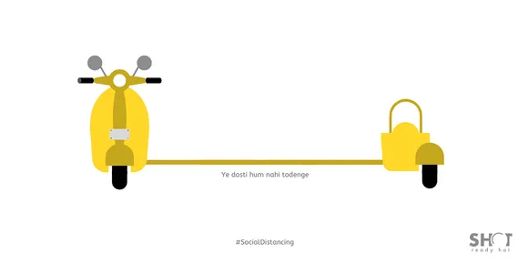 Dosti aur zimmedari, dono nibhain #SocialDistancing 