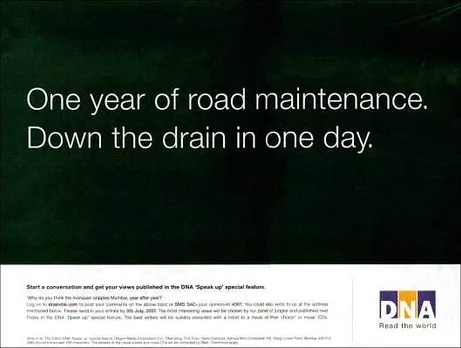 One year of road maintenance.Down the drain in one day.