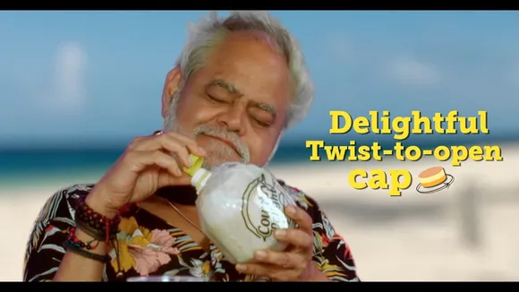 A coconut with a plastic pout; Country Delight's non dairy adventure