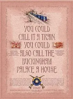 You could call it a train. You could also call the Buckingham Palace a house.