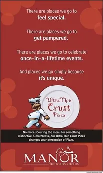 ultra thin crust pizza