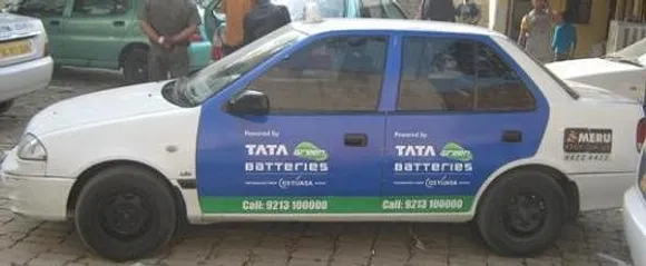 Meru Cab Branding