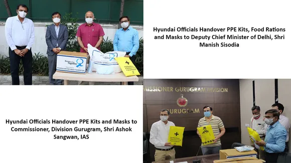 Hyundai Motor India distributes PPE kits, masks, sanitizers and dry rations worth more than Rs 9 Crore