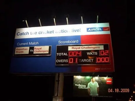Aircel IPL Scoreboard