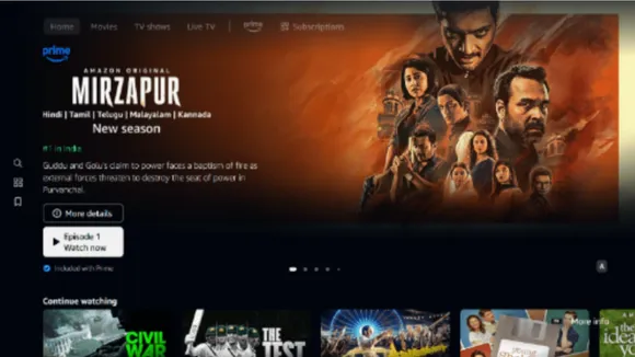 Prime Video rolls out an improved streaming experience with new updates