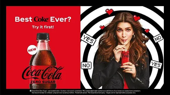 Kriti Sanon invites people to experience the taste of new Coca-Cola Zero Sugar