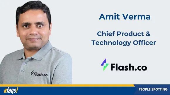 Flash.co appoints Amit Verma as chief product and technology officer