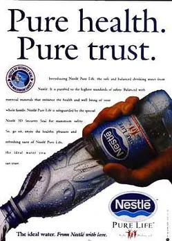 Pure water. Pure trust.