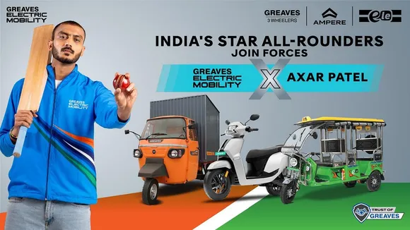 Axar Patel joins Greaves Electric Mobility to promote sustainable mobility