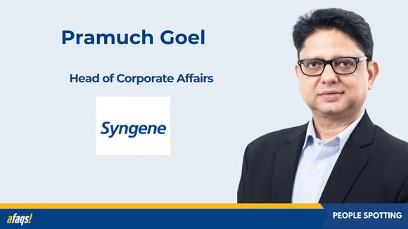 Pramuch Goel joins Syngene International as head of corporate affairs