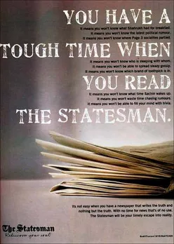 You have a tough time when you read The Statesman.