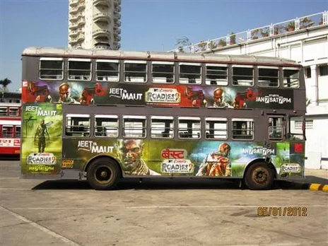 Bus advertising