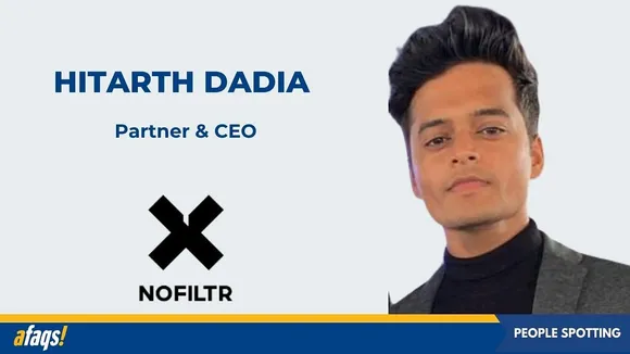 NOFILTR.Group promotes Hitarth Dadia as partner & CEO