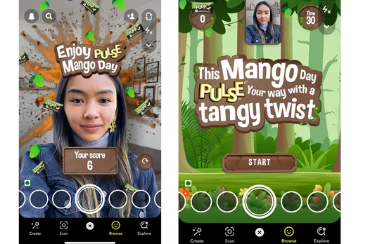 DS Group and Snapchat launch an Augmented Reality gamification experience for Pulse Candy this National Mango Day