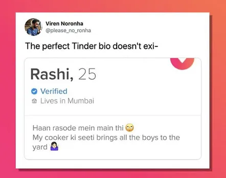 Netflix, Tinder, Zomato pun on Rashi ben, empty cookers and who was really in the kitchen...