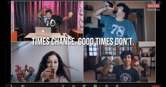 Kingfisher refreshes 'Oo La La Lala Le O' tune in work from home context