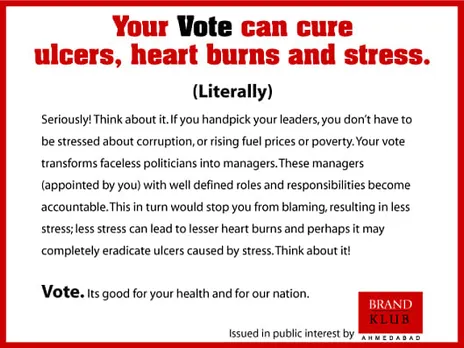 Your Vote Can Cure Ulcers.....