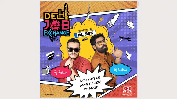 Delhites swap jobs with RJ Rohan & RJ Nalwa for Red FM’s 'Delhi Job Exchange' campaign