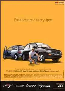 Footloose and fancy-free.