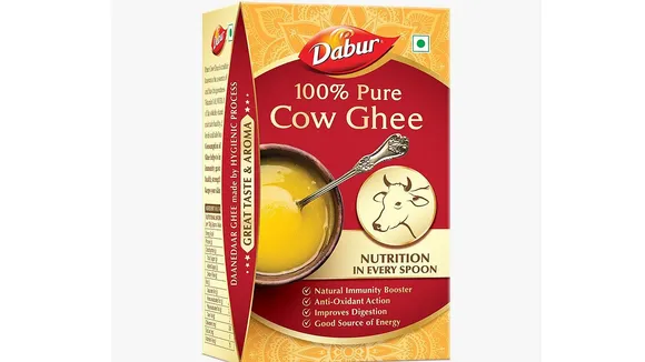 Dabur forays into Ghee category with ‘Dabur 100% Pure Cow Ghee’