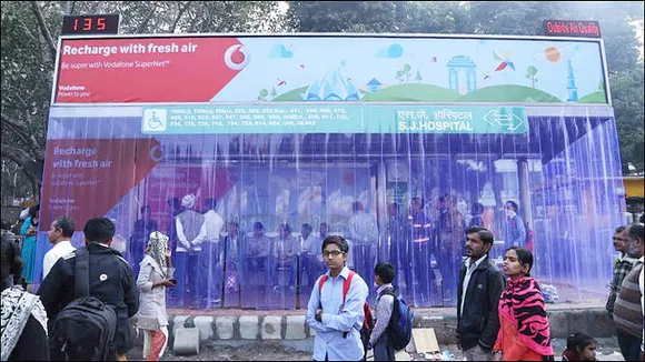 Vodafone helps Delhities breathe-in a sigh of relief