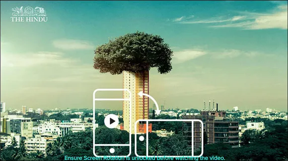 The Hindu shows 2 sides of Bengaluru, with a little help from auto-rotate