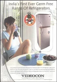 India's first ever germ free range of refrigerators
