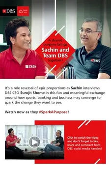 Sparking a reel â€“ to â€“ real change with Sachin Tendulkar in â€œSparksâ€, DBS Bank is now set to light up lives in Mumbra, #TrueStory!