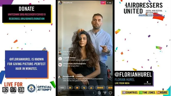 When hairdressers from 19 countries did a 24-hour live stream...