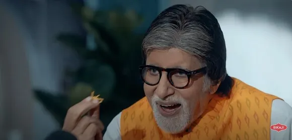 Amitabh Bachchan's snacking antics take centre stage in Bikaji's latest campaign