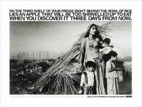 On the third shelf of your fridge right behind the bowl of rice lies an apple that will be too shrivelled up to eat when you discover it three days from now.