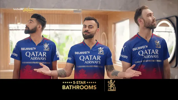 Hindware Italian Collection launches ‘5 Star Bathrooms’ ad ft. Royal Challengers Bengaluru 