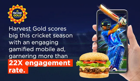 Harvest Gold scores big this cricket season with an engaging gamified mobile ad